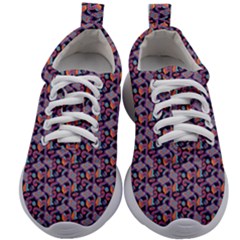 Trippy Cool Pattern Kids Athletic Shoes
