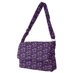 Trippy Cool Pattern Full Print Messenger Bag (m)