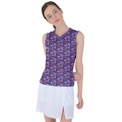 Trippy Cool Pattern Women s Sleeveless Sports Top