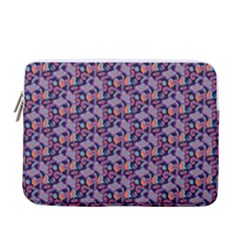 Trippy Cool Pattern 13  Vertical Laptop Sleeve Case With Pocket