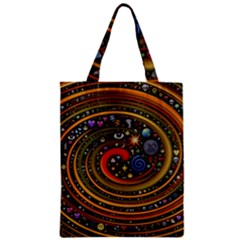 Swirl Vortex Emoji Cyclone Motion Art Zipper Classic Tote Bag