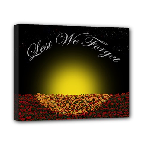 Anzac (aboriginal-version) Canvas 10  X 8  (framed) by FirstNationsInstituteAustralia