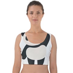 Hello Panda  Velvet Crop Top by MyNewStor