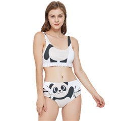 Hello Panda  Frilly Bikini Set by MyNewStor