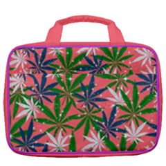 Cannabis Travel Toiletry Bag With Hanging Hook