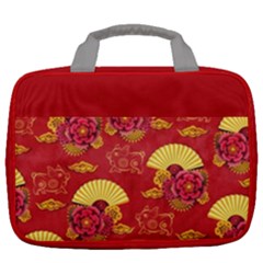 Chinese Red Travel Toiletry Bag With Hanging Hook