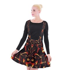 Year Of The Dragon Suspender Skater Skirt