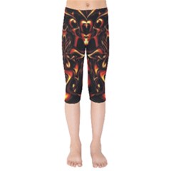 Year Of The Dragon Kids  Capri Leggings 