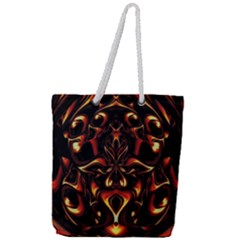 Year Of The Dragon Full Print Rope Handle Tote (large)