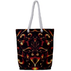 Year Of The Dragon Full Print Rope Handle Tote (small) by MRNStudios