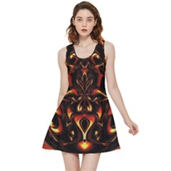 Year Of The Dragon Inside Out Reversible Sleeveless Dress by MRNStudios