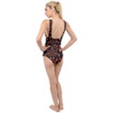 Year Of The Dragon Cross Front Low Back Swimsuit View2