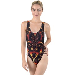 Year Of The Dragon High Leg Strappy Swimsuit