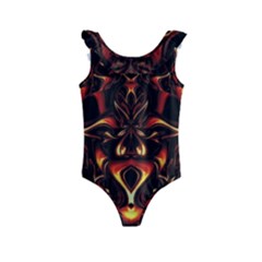 Year Of The Dragon Kids  Frill Swimsuit