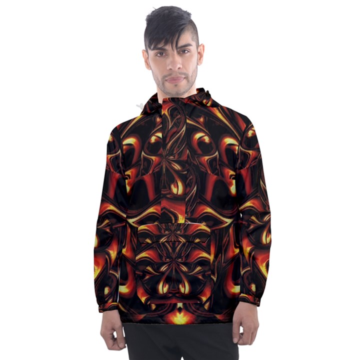 Year Of The Dragon Men s Front Pocket Pullover Windbreaker