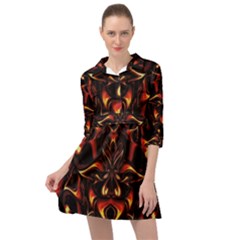 Year Of The Dragon Mini Skater Shirt Dress