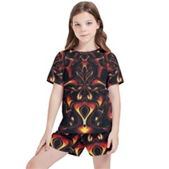 Year Of The Dragon Kids  T-shirt And Sports Shorts Set