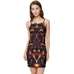 Year Of The Dragon Summer Tie Front Dress