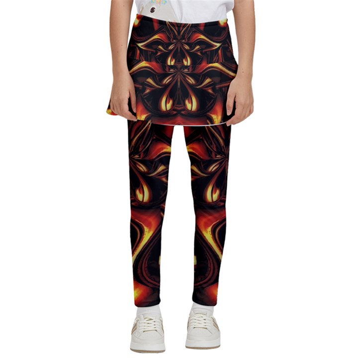 Year Of The Dragon Kids  Skirted Pants