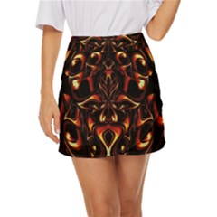 Year Of The Dragon Mini Front Wrap Skirt by MRNStudios