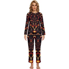 Year Of The Dragon Womens  Long Sleeve Lightweight Pajamas Set