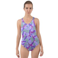 Kaleidoscope Dreams Cut-out Back One Piece Swimsuit by dflcprintsclothing