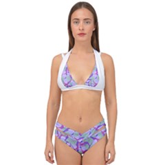 Kaleidoscope Dreams Double Strap Halter Bikini Set by dflcprintsclothing