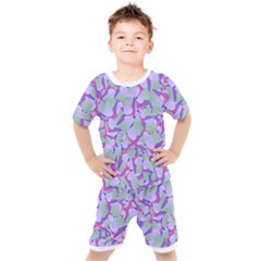 Kaleidoscope Dreams Kids  T-shirt And Shorts Set by dflcprintsclothing