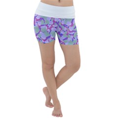 Kaleidoscope Dreams Lightweight Velour Yoga Shorts by dflcprintsclothing