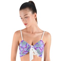 Kaleidoscope Dreams Woven Tie Front Bralet