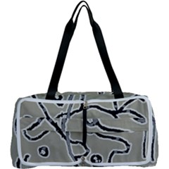Sketchy Abstract Artistic Print Design Multi Function Bag