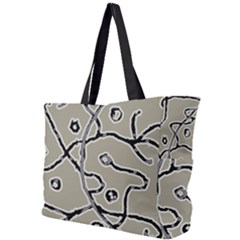 Sketchy Abstract Artistic Print Design Simple Shoulder Bag