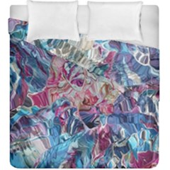 Three Layers Blend Module 1-5 Liquify Duvet Cover Double Side (king Size) by kaleidomarblingart