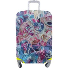 Three Layers Blend Module 1-5 Liquify Luggage Cover (large) by kaleidomarblingart