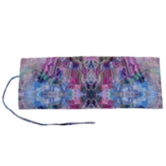 Abstract Kaleidoscope Roll Up Canvas Pencil Holder (s)
