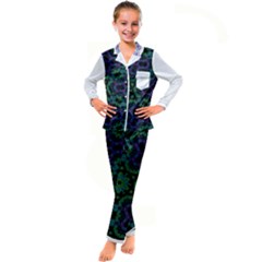 Paypercaprure Dress Collection  Kids  Satin Long Sleeve Pajamas Set