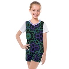 Paypercapture Dress Collection  Kids  Mesh T-shirt And Shorts Set