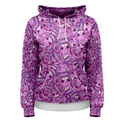 Kawaii Cyborg Cats Motif Random Pattern Women s Pullover Hoodie