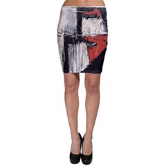 Abstract  Bodycon Skirt
