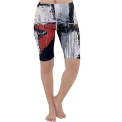 Abstract  Cropped Leggings 