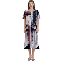 Abstract  Women s Cotton Short Sleeve Nightgown
