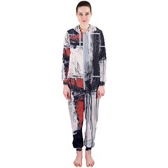 Abstract  Hooded Jumpsuit (ladies)