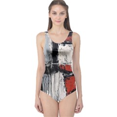 Abstract  One Piece Swimsuit