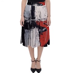 Abstract  Classic Midi Skirt