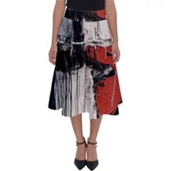 Abstract  Perfect Length Midi Skirt