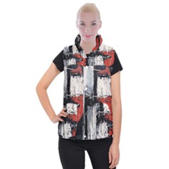 Abstract  Women s Button Up Vest