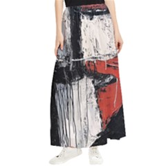 Abstract  Maxi Chiffon Skirt