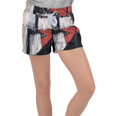 Abstract  Women s Velour Lounge Shorts