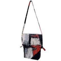 Abstract  Folding Shoulder Bag