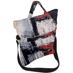 Abstract  Fold Over Handle Tote Bag